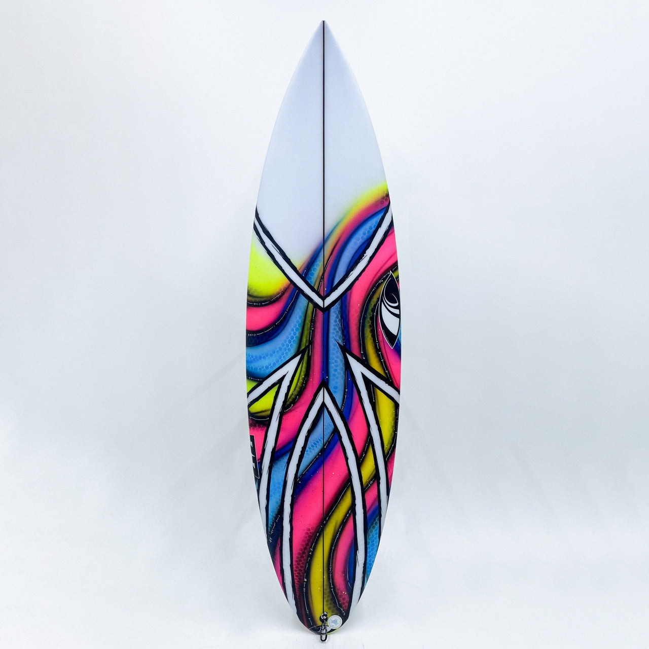 #77 5'11" x 18 3/8" X  2 1/2" - 26.90L, Round, 3x  FCS 2 Fin Boxes, PU [New] - ID:997743
